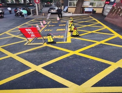 濮阳濮阳厂区划线，园区停车场划线，车库标识标线